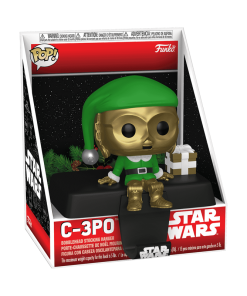 Alternative view of Pop! Stocking Hanger C-3PO in Elf Outfit