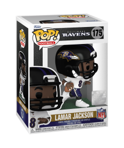 Alternative view of Pop! Lamar Jackson (Away Uniform)