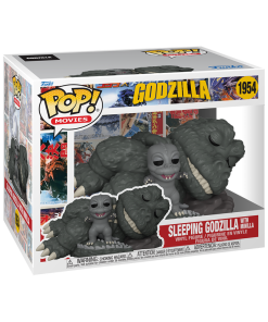Alternative view of Pop! Super Sleeping Godzilla with Minilla