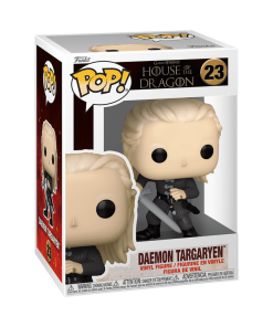Alternative view of Pop! Daemon Targaryen with Dark Sister