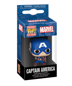 Alternative view of Pop! Keychain Captain America (Marvel New Classics)