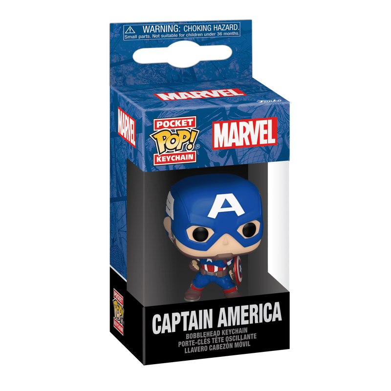 Pop! Keychain Captain America (Marvel New Classics) - Image 2
