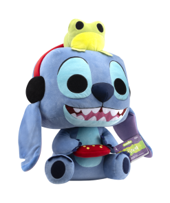 Alternative view of 16 Gamer Stitch with Frog Mega Plush
