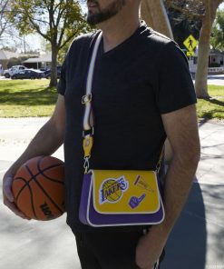 Alternative view of NBA Los Angeles Lakers Patch Icons Crossbody Bag