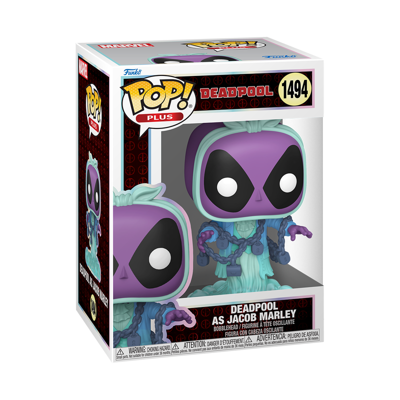 Pop! Plus Deadpool as Jacob Marley - Image 2