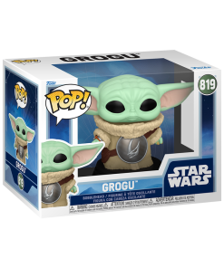 Alternative view of Pop! Grogu with Mudhorn Chest Armor