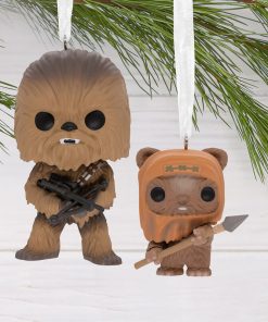 Chewbacca & Wicket Ornament