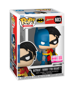 Alternative view of Pop! Batman/Robin (Tim Drake) with Pop! Protector