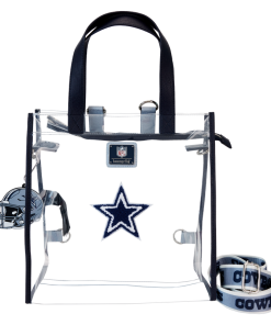 NFL Dallas Cowboys Clear Convertible Backpack & Tote Crossbody Stadium Bag