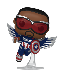 Alternative view of Pop! Captain America (Sam Wilson) (Flying)