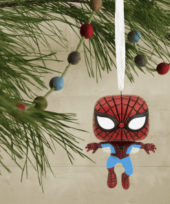 Alternative view of Spider-Man with Web Wings Ornament