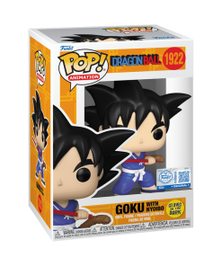 Alternative view of Pop! Goku with Nyoibo (Glow)