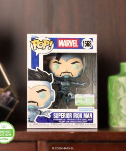 Alternative view of Pop! Superior Iron Man with Pop! Protector