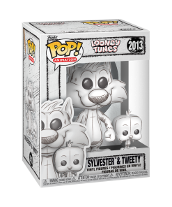 Alternative view of Pop! & Buddy Sylvester & Tweety (Sketched Deco)