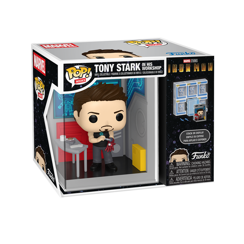 Pop! Nooks Tony Stark in his Workshop - Image 3