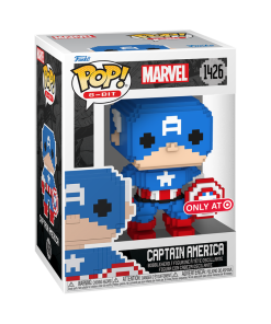 Alternative view of Pop! 8-Bit Captain America
