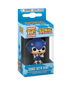 Alternative view of Pop! Keychain Sonic with Ring