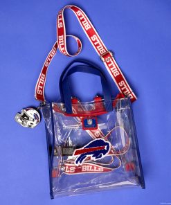 Alternative view of NFL Buffalo Bills Clear Convertible Backpack & Tote Crossbody Stadium Bag