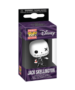 Alternative view of Pop! Keychain Jack Skellington (Patchwork)