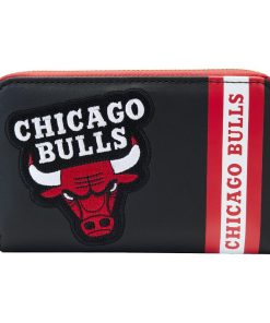 NBA Chicago Bulls Patch Icons Zip Around Wallet