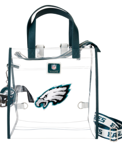 NFL Philadelphia Eagles Clear Convertible Backpack & Tote Crossbody Stadium Bag