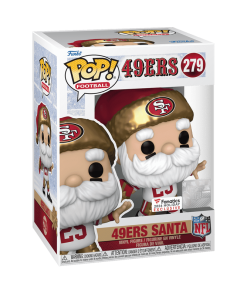 Alternative view of Pop! 49ers Santa (Throwing)
