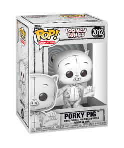 Alternative view of Pop! Porky Pig (Sketched Deco)