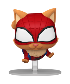 Pop! Spider-Cat (Flocked) with Pop! Protector