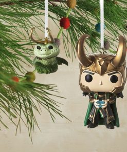 Alternative view of Loki & Alligator Loki Ornament