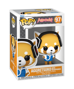 Alternative view of Pop! Aggretsuko with Headphones