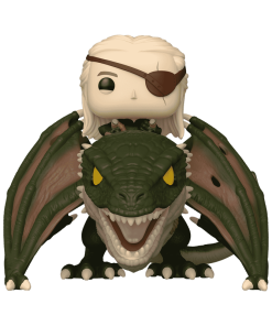Alternative view of Pop! Rides Deluxe Aemond Targaryen with Vhagar