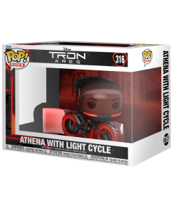 Alternative view of Pop! Rides Athena with Light Cycle (Tron: Ares)