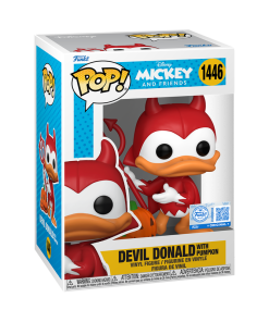 Alternative view of Pop! Devil Donald with Pumpkin