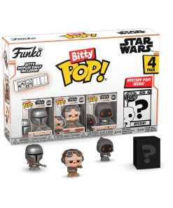 Alternative view of Bitty Pop! Star Wars The Mandalorian 4-Pack Series 2